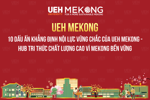 10 Milestones Affirming UEH Mekong's Solid Internal Strength - A High-Quality Knowledge Hub for a Sustainable Mekong
