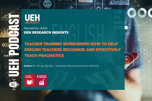 [Research Contribution] Teacher Training Workshops: How to Help English Teachers Recognize and Effectively Teach Pragmatics