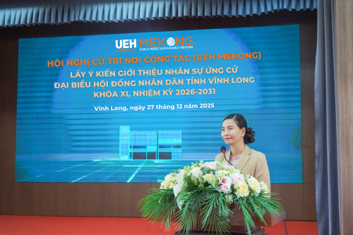 Tiến sĩ Nguyễn Thị Thý Liễu ứng cử Hội đồng Nhân dân tỉnh Vĩnh Long Khóa XI, nhiệm kỳ 2026-2031