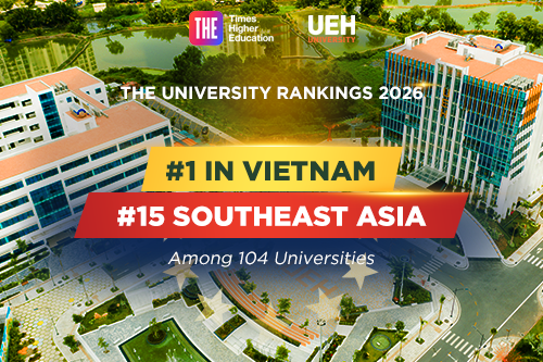 UEH leads Vietnamese universities, enters Top 15 in Southeast Asia according to Times Higher Education Pilot Ranking
