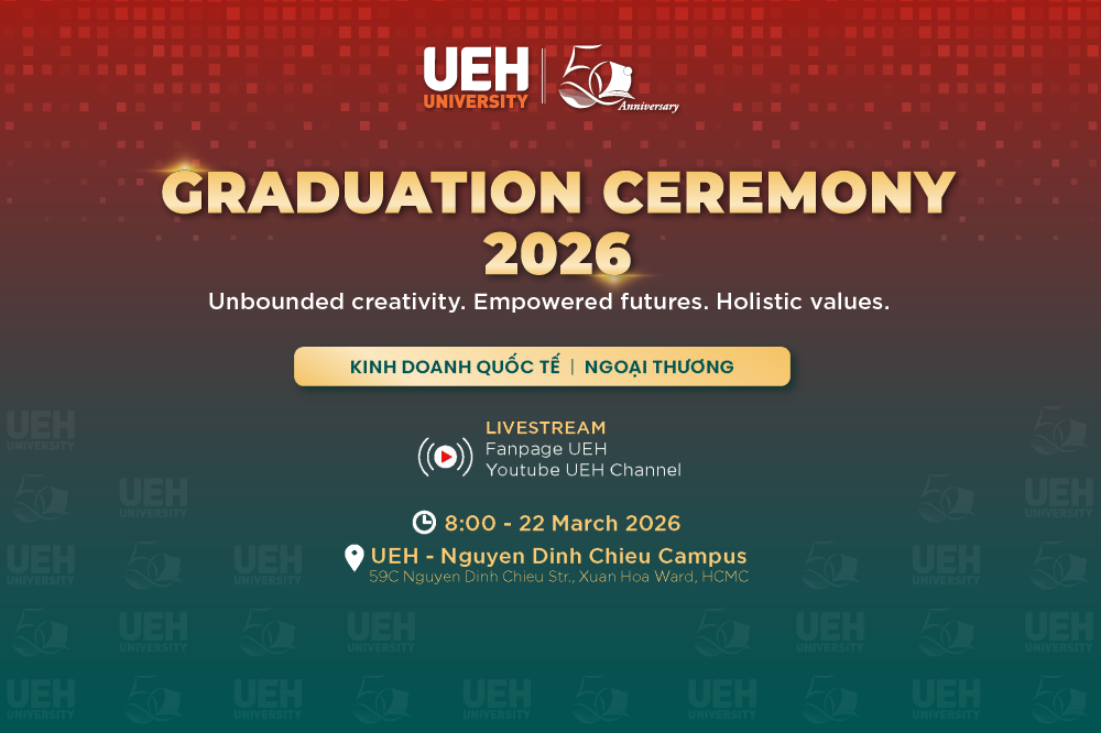 [LIVE] Lễ Tốt nghiệp UEH Chương trình đào tạo Kinh doanh quôc tế và Ngoại thương