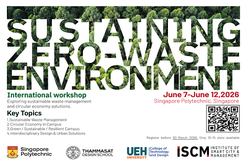 Registration open: International Workshop – Sustaining Zero-Waste Environment