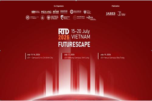 [RTD 2026] Hội thảo Khoa học Quốc tế “Resilience by Technology and Design” chủ đề: FutureScape - Thiết kế Tương lai