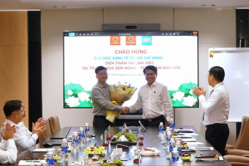 University of Economics Ho Chi Minh City and Hoa Sen Group Strengthen Connections, Promote Collaboration in Training High-Quality Human Resources