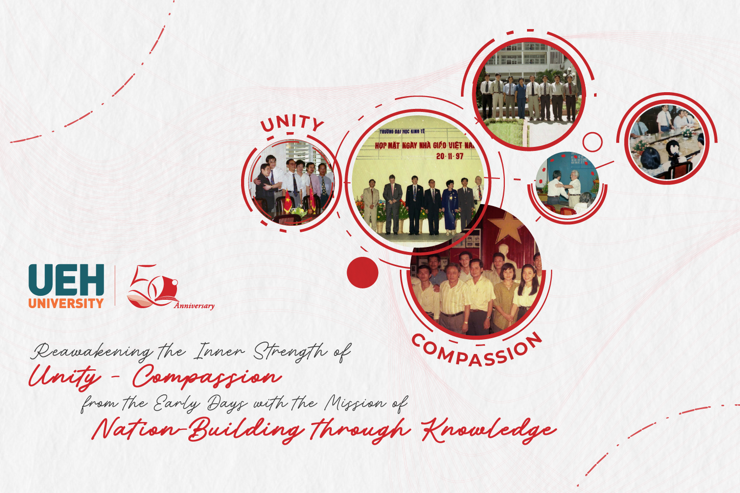 [UEH 50 years] Reawakening the Inner Strength of “Unity - Compassion” from the Early Days with the Mission of “Nation-Building through Knowledge.”