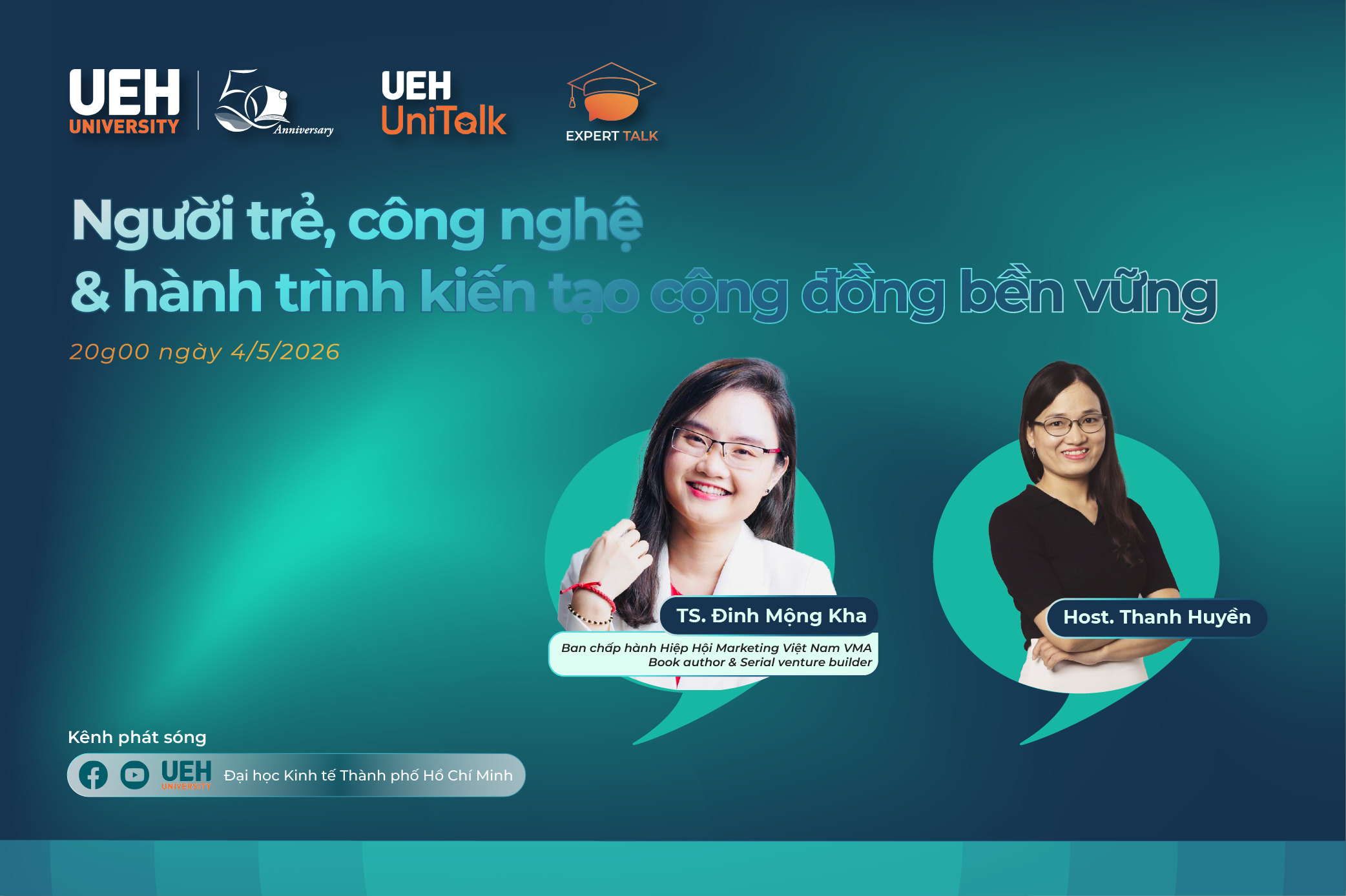 [LIVE] Expert Talk Tập 10: Người trẻ, Công nghệ & Hành trình kiến tạo cộng đồng bền vững