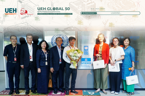 [UEH 50 Global Partners] UEH Strengthens Cooperation with UNDP and UNESCO in Vietnam, Promoting Sustainable Community Development
