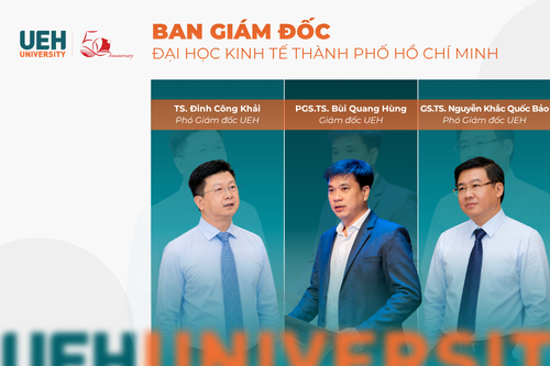 Chân dung 3 lãnh đạo vừa được bổ nhiệm của Đại học Kinh tế TPHCM