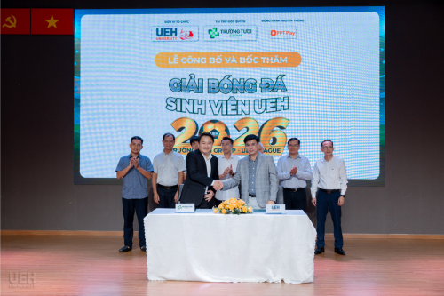 [Truong Tuoi Group - UEH League 2026] Announcement and Draw Ceremony of the Truong Tuoi Group - UEH League 2026 Student Football Tournament