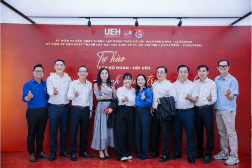 UEH Youth Union and Student Association Officials Across Generations Gather to Celebrate the 95th Anniversary of the Ho Chi Minh Communist Youth Union