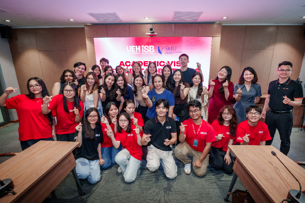 UEH.ISB Honours College Welcomes Singapore Management University Student Delegation for Academic Exchange and Cross-Cultural Connection Program