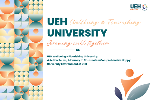 UEH Wellbeing - Flourishing University: 4 Action Series, 1 Journey to Co-create a Comprehensive Happy University Environment at UEH