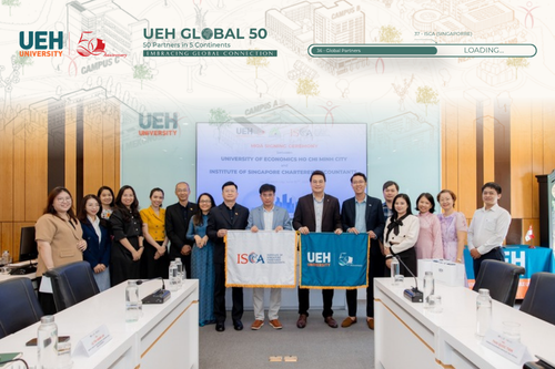 [UEH 50 Global Partners] UEH and ISCA Sign Cooperation Agreement to Develop Professional Certificate Programs in Sustainable Development


