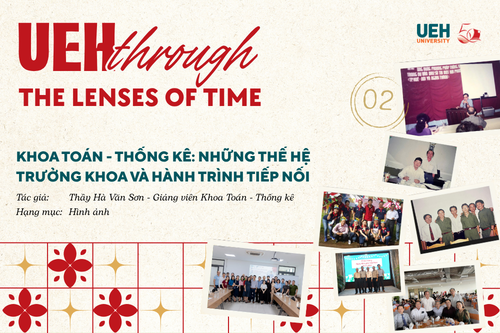 [UEH Through the Lenses of Time #02] Khoa Toán - Thống kê: Những thế hệ Trưởng khoa và hành trình tiếp nối