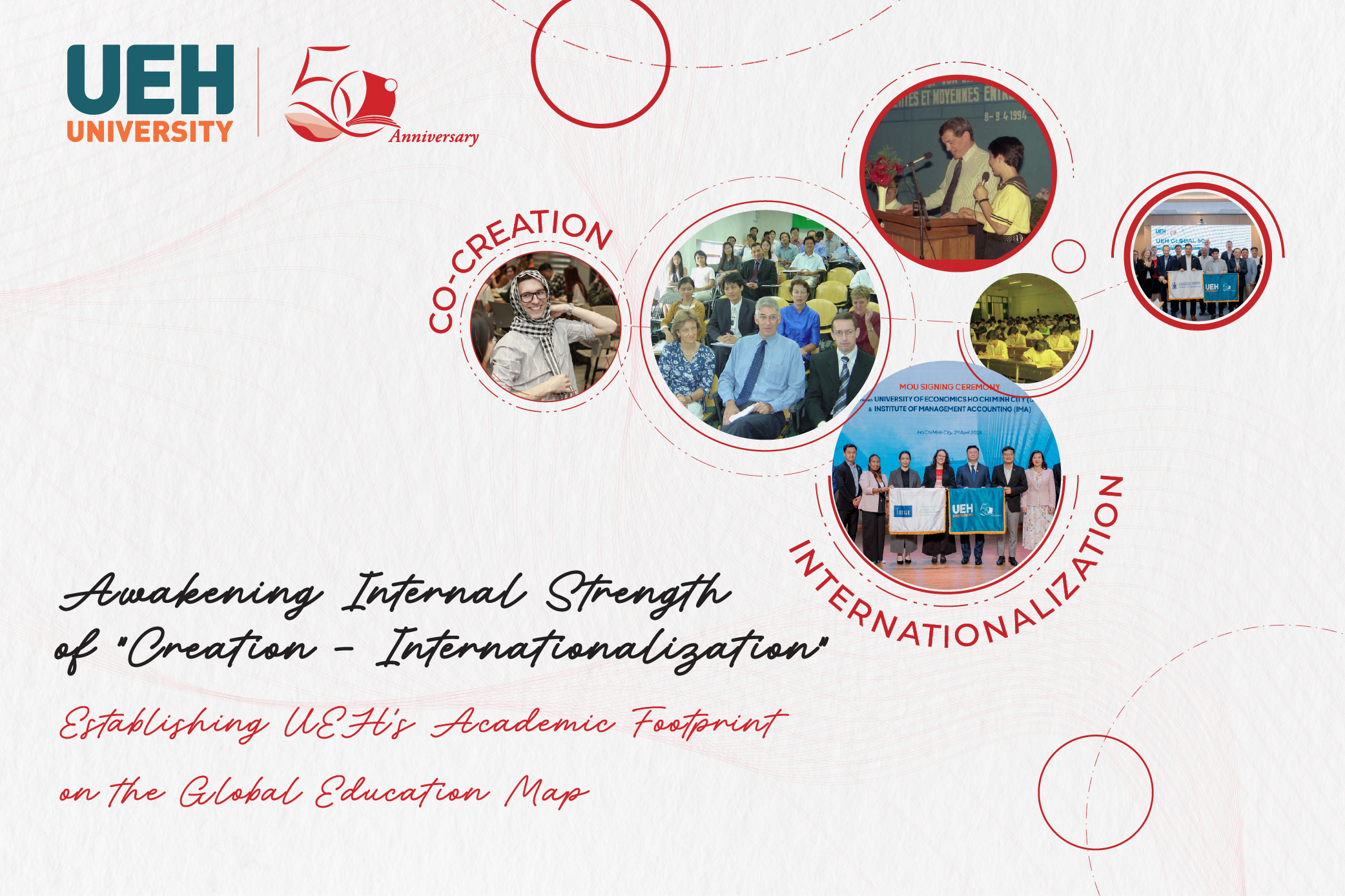 [UEH 50 Years] Awakening Internal Strengths of "Creation – Internationalization": Establishing UEH's Academic Footprint on the Global Education Map