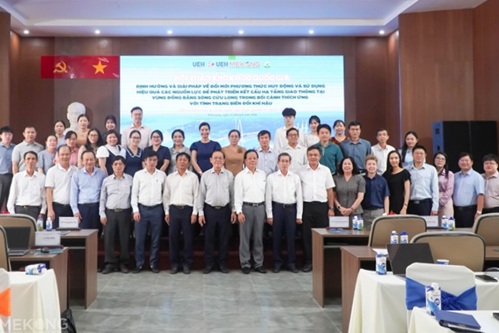 UEH Hosts National Scientific Conference on "Orientations and Solutions to Innovate Methods of Resource Mobilization and Efficient Utilization for Transport Infrastructure Development in the Mekong Delta in the Context of Climate Change Adaptation"