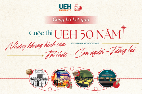 UEH Announces Outstanding Works from the “UEH 50 Years – Through the Lenses of Knowledge – People – Future” Competition