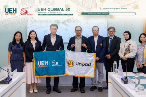 [UEH 50 Global Partners] MOA signing ceremony between UEH and UNPAD, strengthening academic collaboration and expand International connections