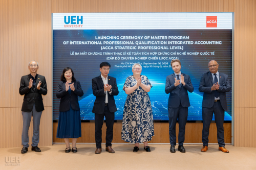 UEH ra mắt Chương trình Cao học ứng dụng “Kế toán tích hợp Chứng chỉ nghề nghiệp quốc tế”, đánh dấu bước phát triển mới trong hợp tác chiến lược với ACCA
