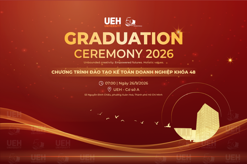 [TRỰC TIẾP] Lễ tốt nghiệp UEH - Sáng ngày 26/9/2026