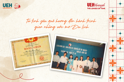 [UEH 50] Từ tình yêu quê hương đến hành trình gieo những ước mơ Du lịch