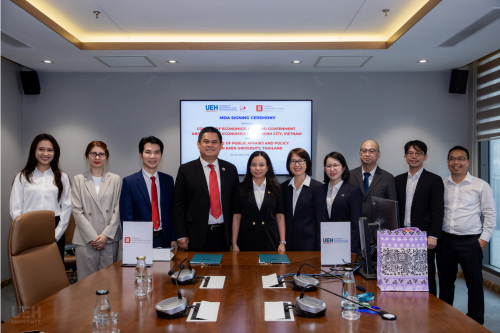Signing Ceremony of the Memorandum of Agreement (MOA) between the College of Economics, Law and Government (CELG) and the College of Public Affairs and Policy (COPA): Expanding international academic and research opportunities